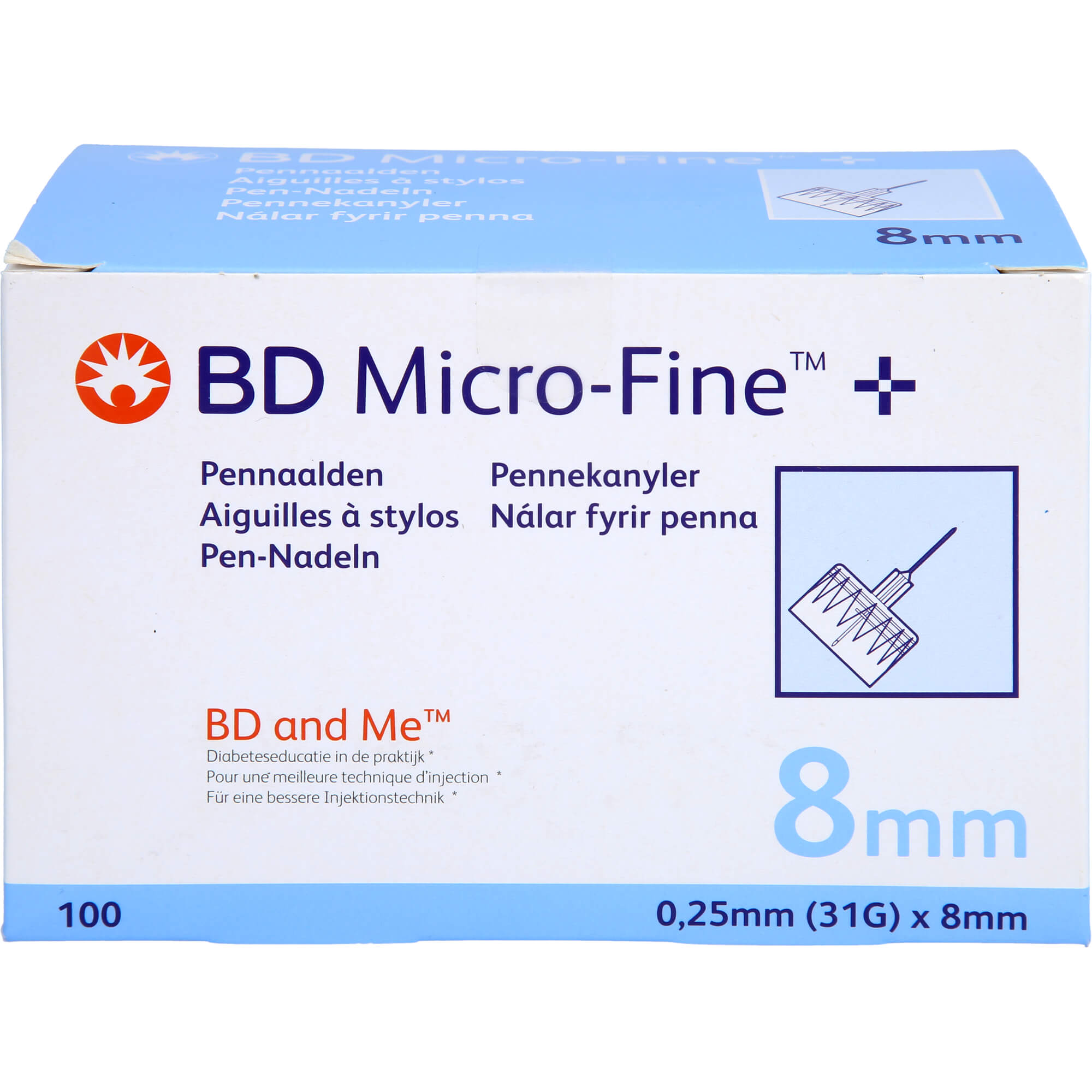 Bd Micro Fine+ Pen Nadeln 0.25x8 Mm 31 G