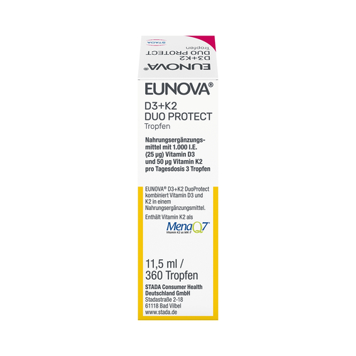 Eunova Duoprotect D3+k2 1000Ie/50Ug 11.5 ml STADA Consumer Health Deutschland bei onfy.de kaufen 14133578