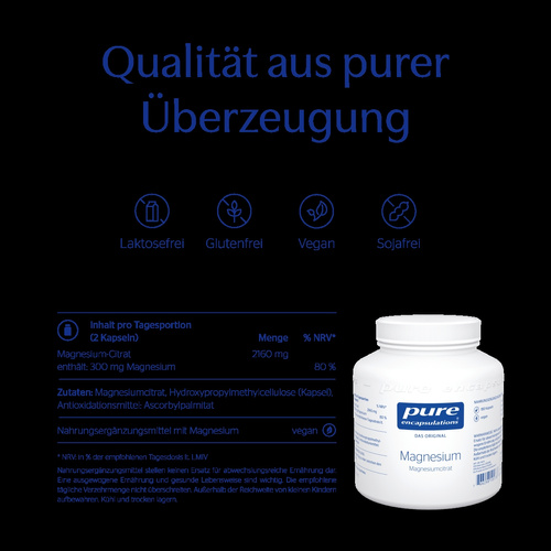 Pure Encapsulations Magnesium Magnesiumcitrat 180 St pro medico bei onfy.de kaufen 05132634