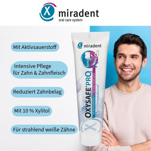 miradent OXYSAFE® PRO² Zahncreme 75 ml Hager Pharma bei onfy.de kaufen 18762940