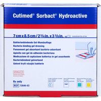 Cutimed Sorbact Hydroactive Kompressen 7x8.5 cm null