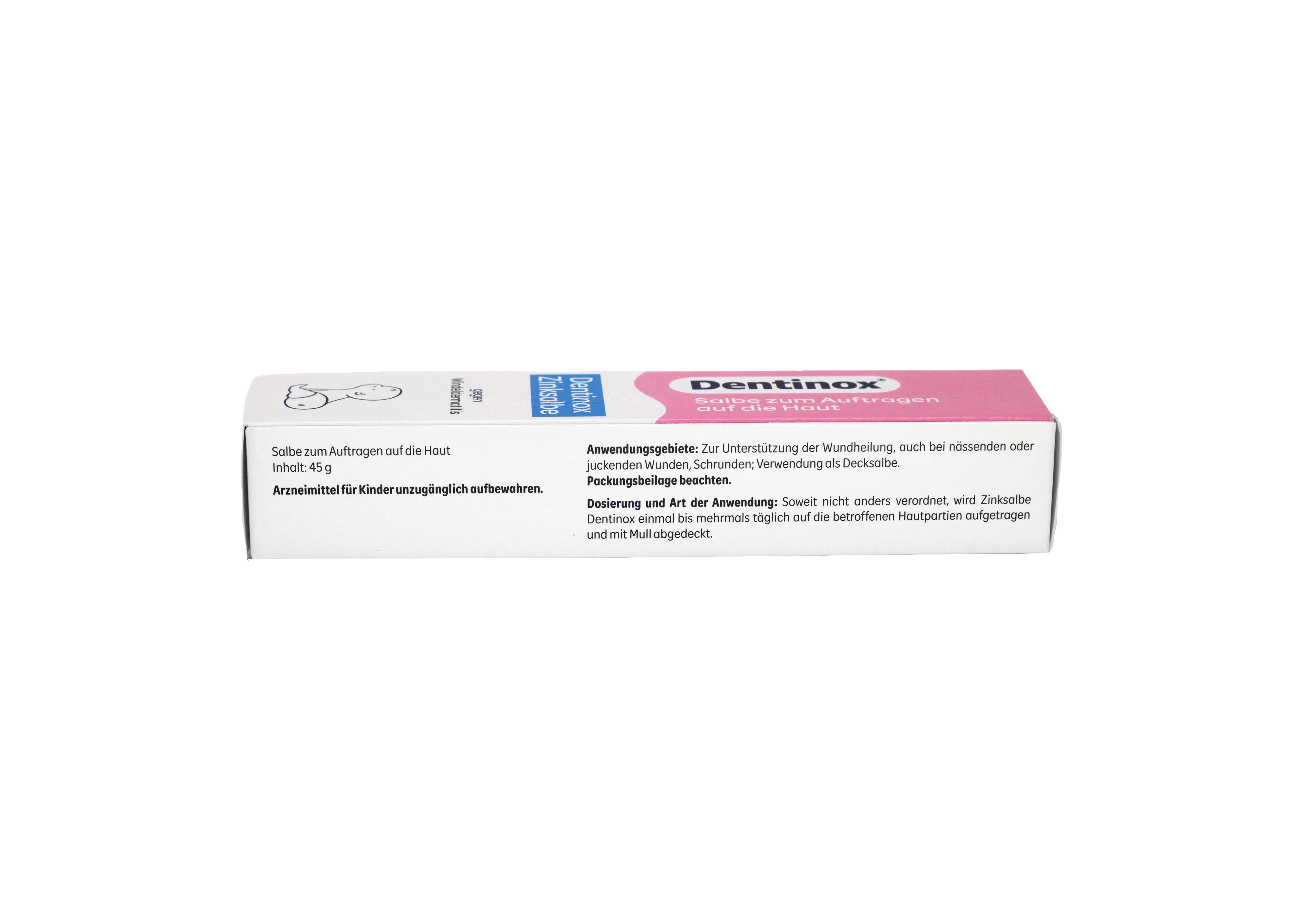 Dentinox Zinksalbe gegen Windeldermatitis 45 g Dentinox Gesellschaft für pharmazeutische Präparate bei onfy.de kaufen 19181033