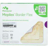 Mepilex Border Flex Schaumverb.haft.7.5x7.5 cm null