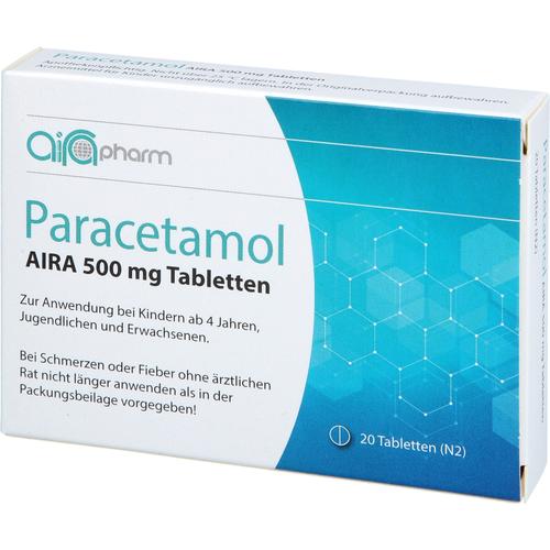 Paracetamol Aira 500mg Tabletten 20 St AIRA Pharm bei onfy.de kaufen 19459801