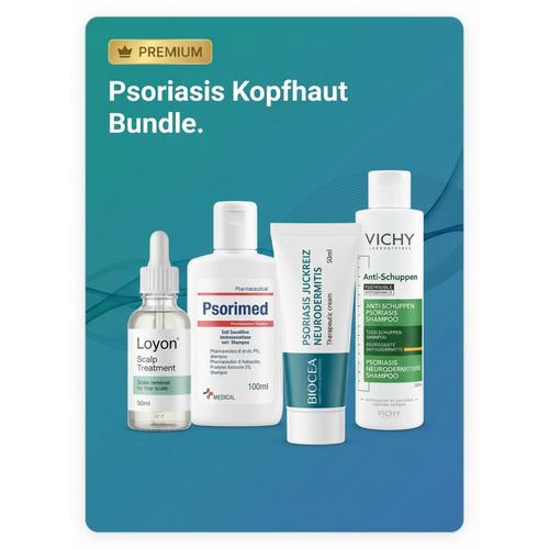 Psoriasis Kopfhaut / feste Schuppen / Plaques bei onfy.de kaufen