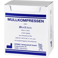 Mullkompressen Bw 8Fach Steril 10cmx10cm null
