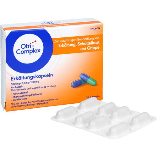 Otricomplex Erkältungskapseln 500mg/6.1mg/100mg 2x8 St Haleon Germany bei onfy.de kaufen 19077815