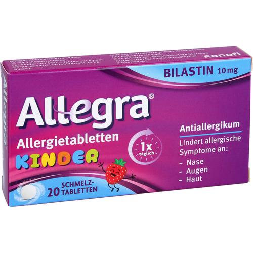 Allegra Allergietabletten Kinder 10 mg Schmelztabl 20 St A. Nattermann & Cie bei onfy.de kaufen 18878884