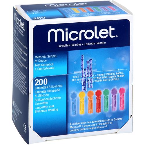 Microlet Lanzetten Farbig 200 St Crosp Medical bei onfy.de kaufen 19249044
