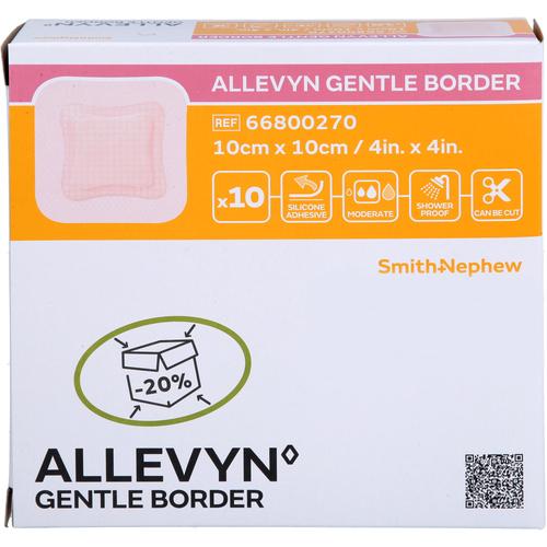 Allevyn Gentle Border 10x10 cm Schaumverb. 10 St BWB Medical bei onfy.de kaufen 19899813