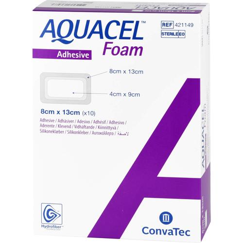 Aquacel Foam Adhäsiv 8x13 cm Verband 10 St FD Pharma bei onfy.de kaufen 18123683