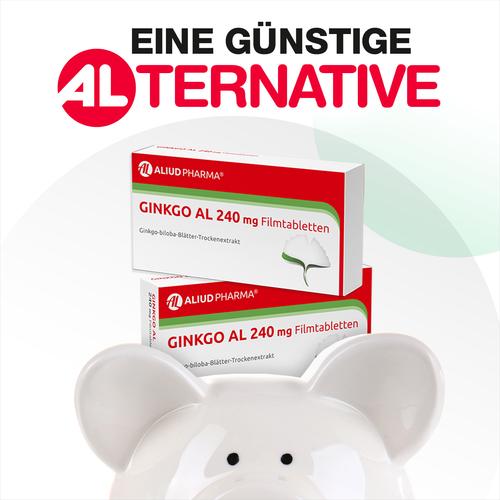 Ginkgo Al 240 mg Filmtabletten 30 St ALIUD Pharma bei onfy.de kaufen 11287677