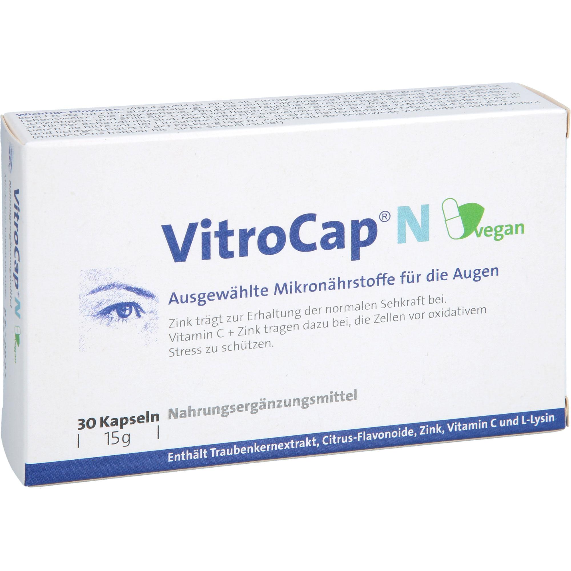Vitrocap N Vegan - 30 Kapseln 30 St ebiga-VISION bei onfy.de kaufen 16687996