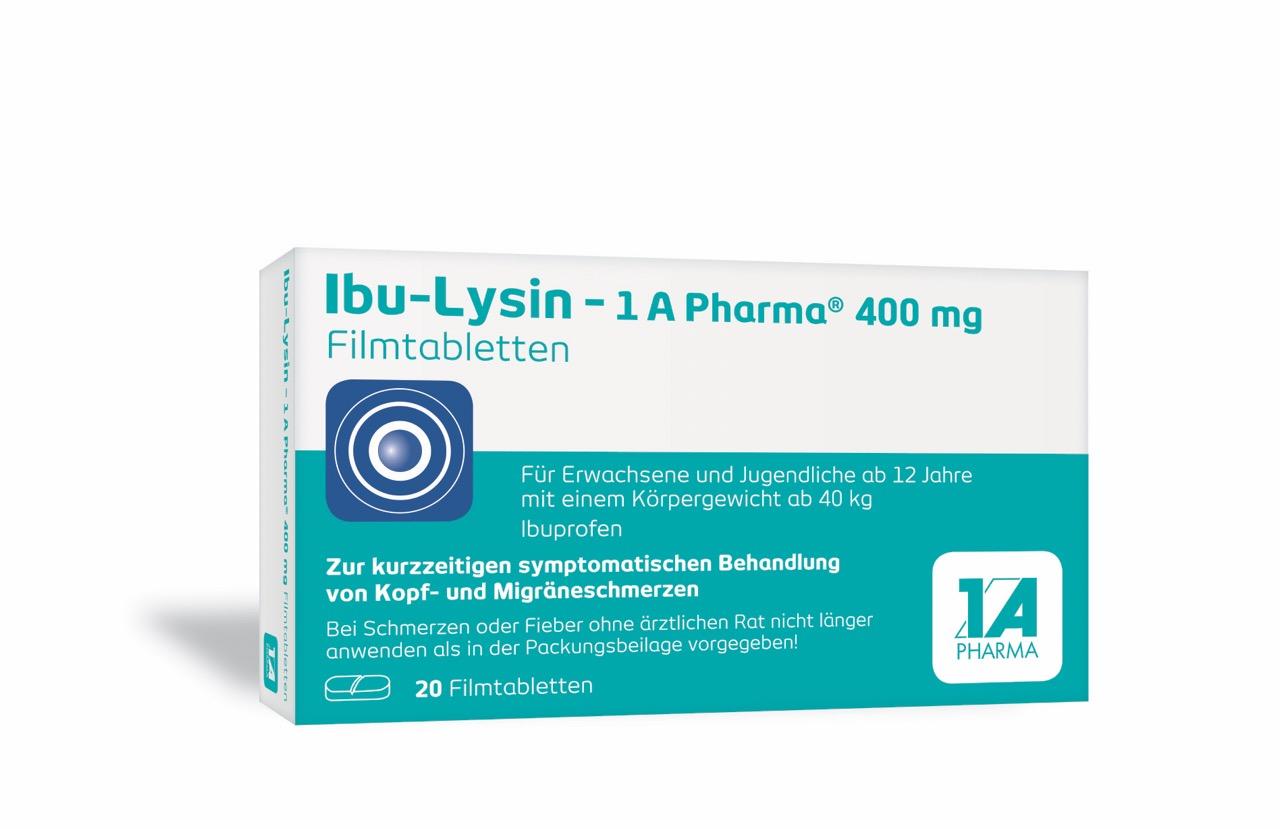 Ibu-Lysin - 1 A Pharma 400 mg Filmtabletten null