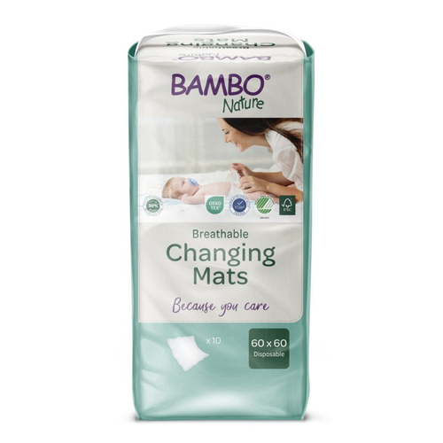 Bambo Nature Wickelunterlage 60x60cm Changing Mats 10 St ABENA bei onfy.de kaufen 15611896