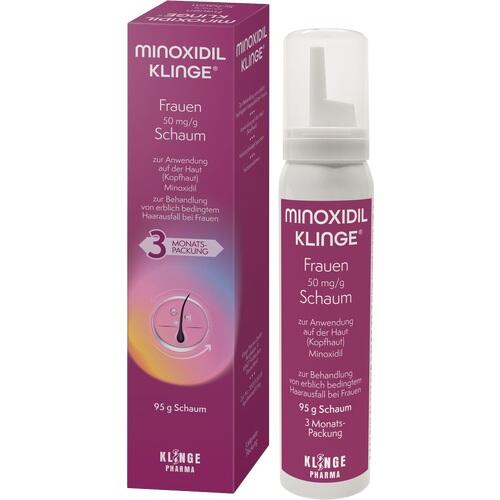 Minoxidil Klinge Frauen 50 mg/G Schaum 95 g Klinge Pharma bei onfy.de kaufen 19886035
