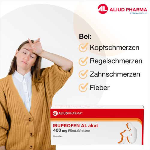 Ibuprofen Al Akut 400mg Filmtabletten 20 St ALIUD Pharma bei onfy.de kaufen 05020875