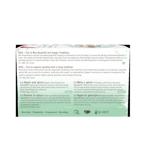 H&S Wintertee Bio Apfel-Gewürze 20x2.0 g H&S Tee - Gesellschaft bei onfy.de kaufen 18047338