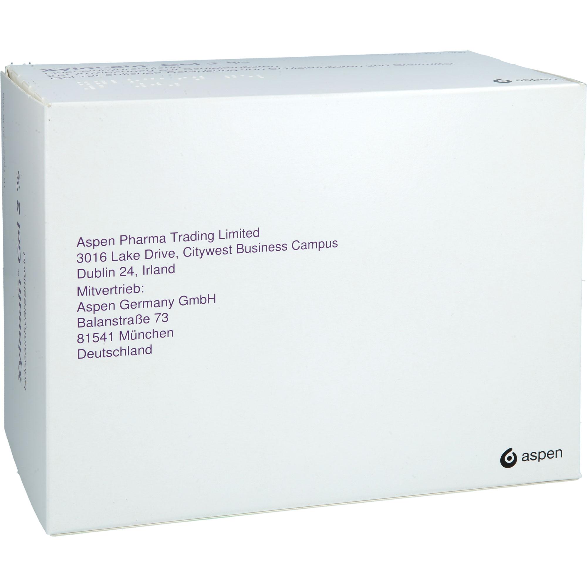 Xylocain Gel 2 % 10x30 g Aspen Germany bei onfy.de kaufen 19095581