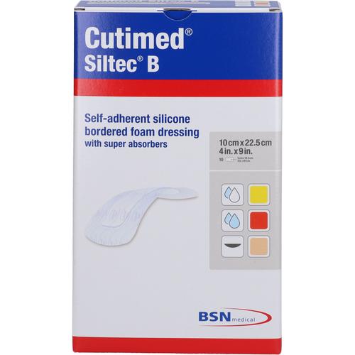 Cutimed Siltec B Schaumverb.10x22.5 cm M.haftr. 10 St Docpharm bei onfy.de kaufen 17880212
