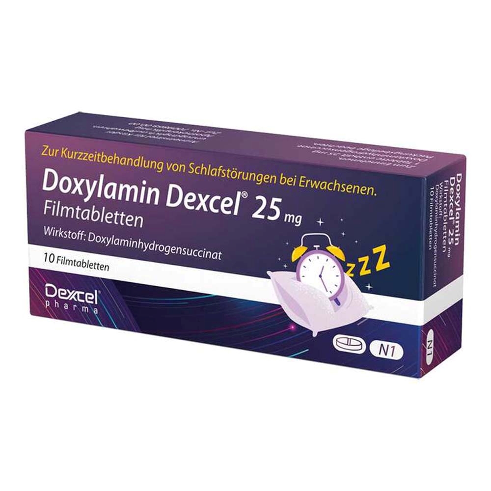 Doxylamin Dexcel 25 mg Filmtabletten 10 St Dexcel Pharma bei onfy.de kaufen 18884413