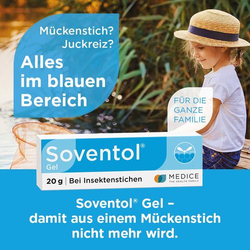 Soventol Gel bei Insektenstichen & Juckreiz auf der Haut 20 g MEDICE Arzneimittel Pütter bei onfy.de kaufen 00949632