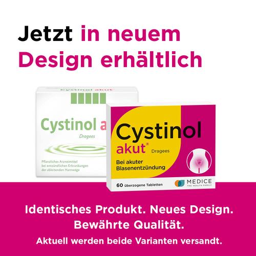 Cystinol akut bei akuter unkomplizierter Blasenentzündung & Harnwegsinfektionen 60 St MEDICE Arzneimittel Pütter bei onfy.de kaufen 07114824