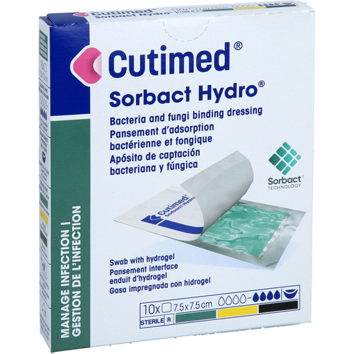 Cutimed Sorbact Hydro Gel Kompressen 7.5x7.5 cm 10 St adequapharm bei onfy.de kaufen 20135883