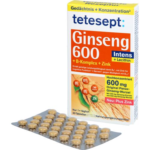 Tetesept Ginseng 600 30 St Merz Consumer Care bei onfy.de kaufen 18490364