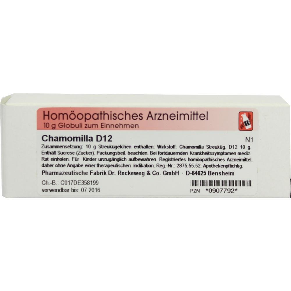 Chamomilla D12 null