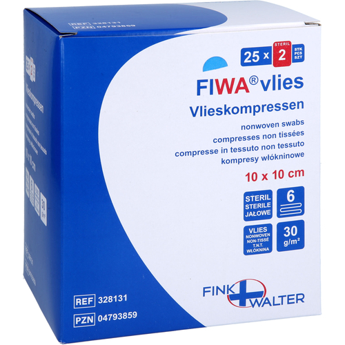 Vlieskompressen Steril 10x10cm 6-Fach 25x2 St Fink & Walter bei onfy.de kaufen 04793859