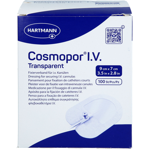 Cosmopor I.v. Transparent Fixierverb.7x9cm Steril 100 St 1001 Artikel Medical bei onfy.de kaufen 19767537