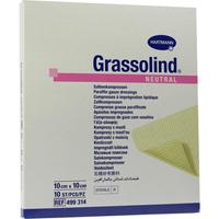 Grassolind Salbenkompressen Steril 10x10cm null