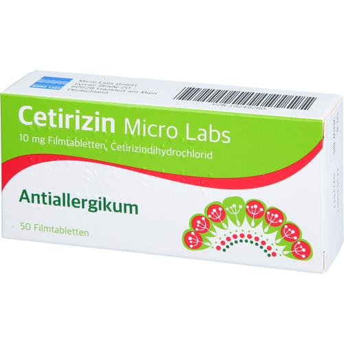Cetirizin Micro Labs 10 mg Filmtabletten 50 St Micro Labs bei onfy.de kaufen 19249280
