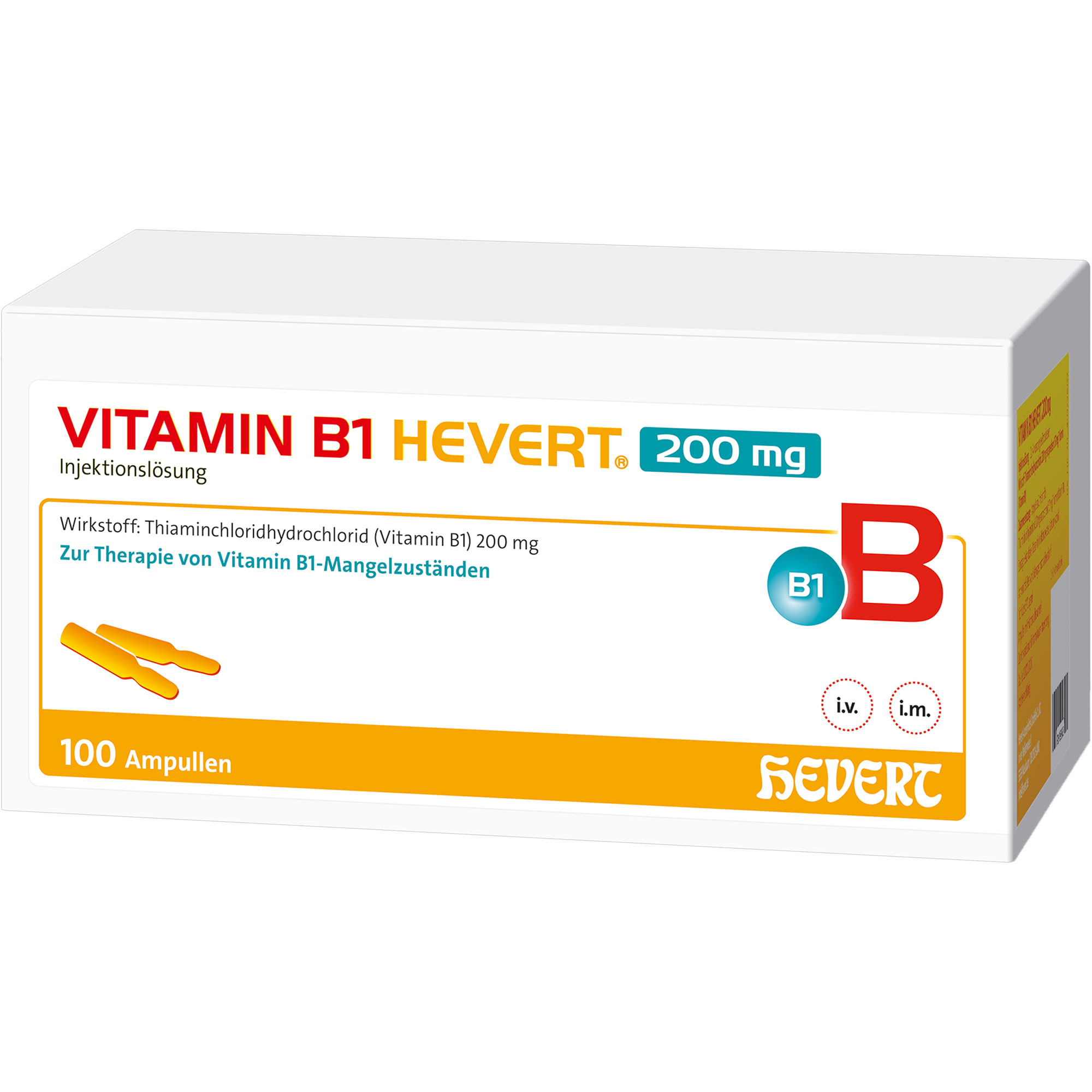 Vitamin B1 Hevert 200 mg 100x2 ml Hevert-Arzneimittel bei onfy.de kaufen 19831608