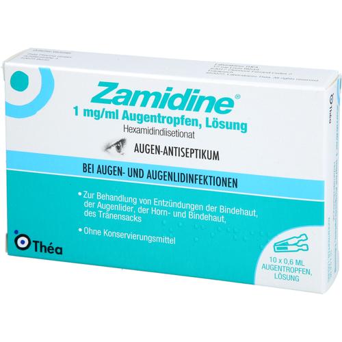 Zamidine 1 mg/ml Augentropfen Lösung 10x0.6 ml Thea Pharma bei onfy.de kaufen 18381132