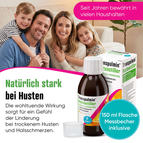 Transpulmin Hustenstiller 150 ml Cooper Consumer Health Deutschland bei onfy.de kaufen 19962730