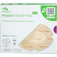 Mepilex Border Flex Schaumverb.haft. 7.8x10cm Oval null