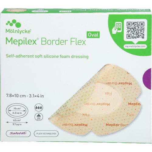 Mepilex Border Flex Schaumverb.haft. 7.8x10cm Oval 5 St Param bei onfy.de kaufen 19667178