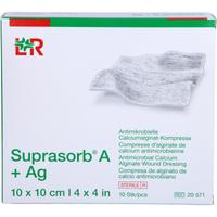 Suprasorb A+ag Antimik.cal.alginat Kompr. 10x10 cm null