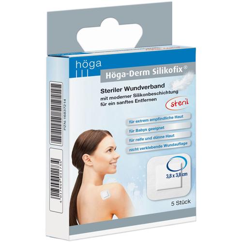 Höga-Derm Silikofix Steriler Wundverband 3.8x3.8cm 5 St Höga-Pharm bei onfy.de kaufen 16837214