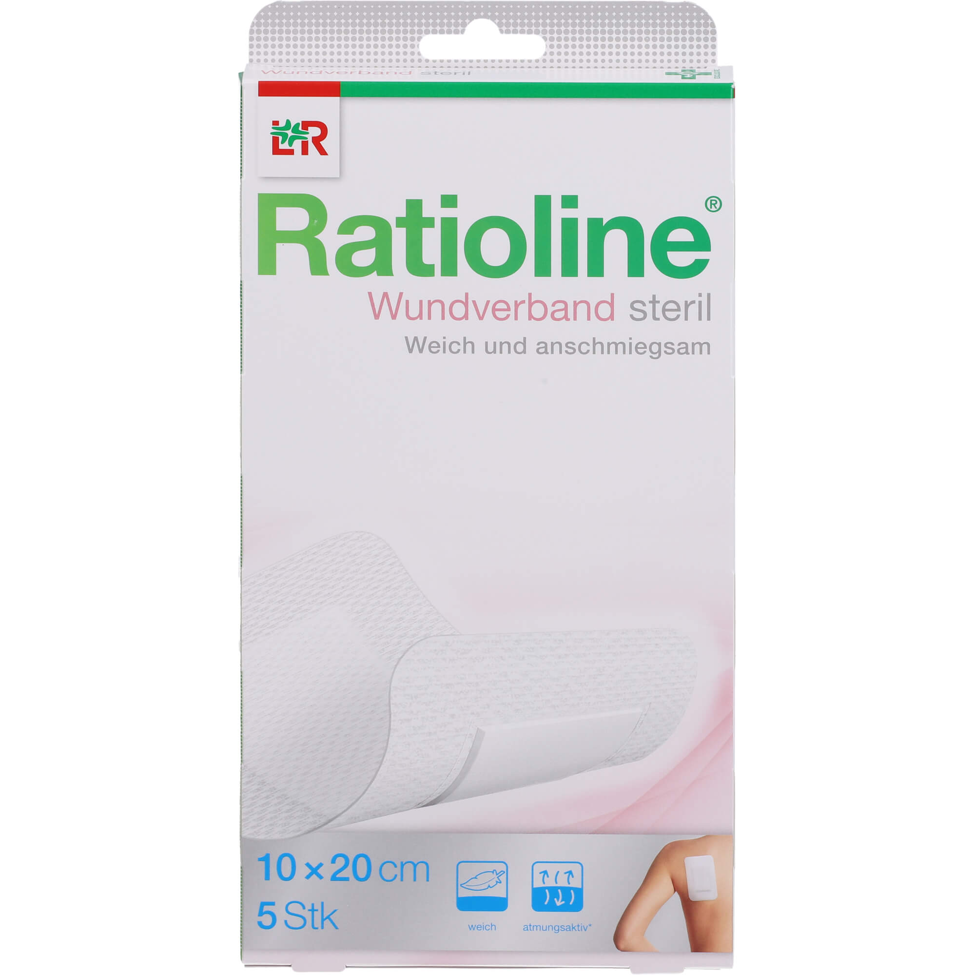 Ratioline Wundverband 10x20 cm Steril