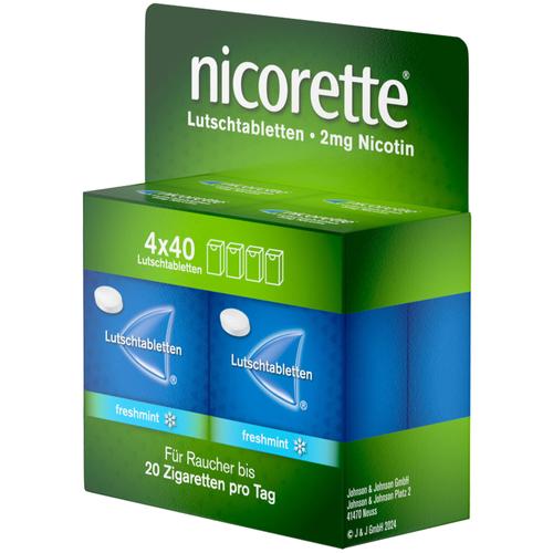 Nicorette Freshmint 2mg Lutschtabletten Gepresst 160 St Kenvue Germany GmbH (OTC) bei onfy.de kaufen 19252253