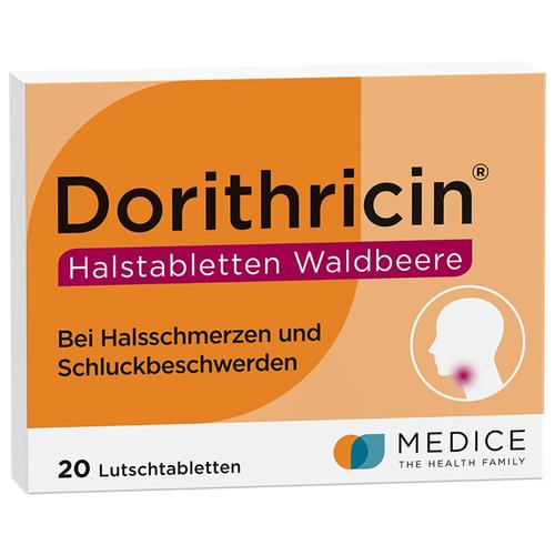 Dorithricin Halstabletten Waldbeere bei Halsschmerzen 20 St MEDICE Arzneimittel Pütter bei onfy.de kaufen 10078411