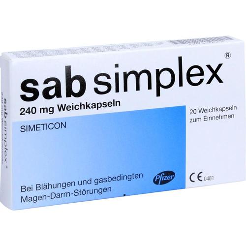 Sab Simplex 240mg Weichkapseln 20 St Pfizer Pharma bei onfy.de kaufen 09422553