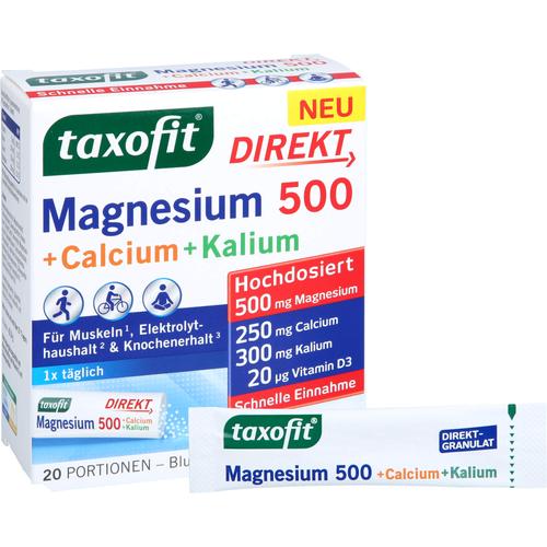 Taxofit Magnesium 500 + Calcium + Kalium Direkt 20 St MCM KLOSTERFRAU Vertr. bei onfy.de kaufen 18913818