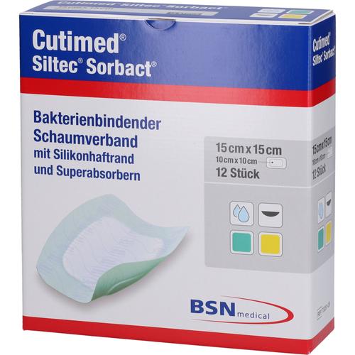 Cutimed Siltec Sorbact B Pu-Verb.15x15 cm 12 St ACA Müller/ADAG Pharma bei onfy.de kaufen 17563374