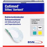 Cutimed Siltec Sorbact B Pu-Verb.7x10cm Oval null