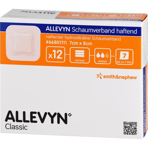 Allevyn Schaumverband 7x8 cm Haftend 12 St EMRA-MED Arzneimittel bei onfy.de kaufen 16082721