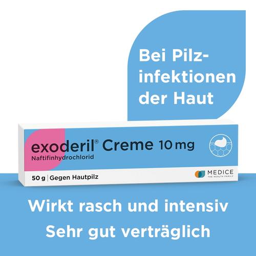 Exoderil Creme die Rettung bei Pilzinfektionen der Haut 50 g MEDICE Arzneimittel Pütter bei onfy.de kaufen 03043843